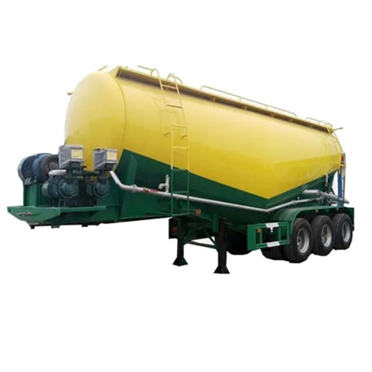 Tre aksler 30 M3 Bulk Cement Semi Trailer